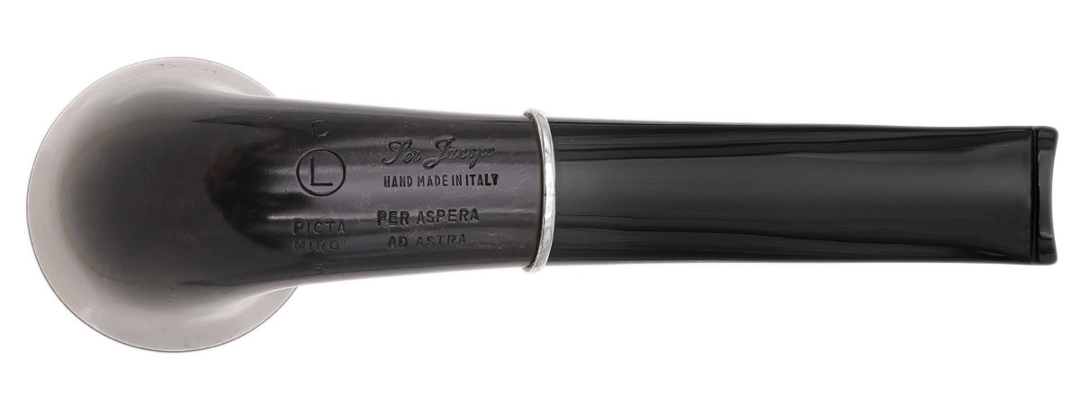 Ser Jacopo Picta Miro Smooth Bent Dublin with Silver (L) (C) (5)