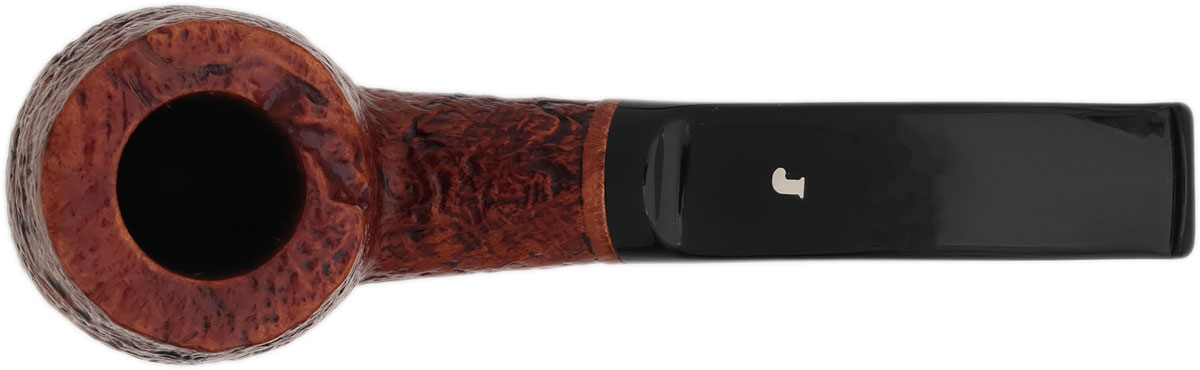 Ser Jacopo Jucunda Sandblasted Bent Billiard (S2) (A)