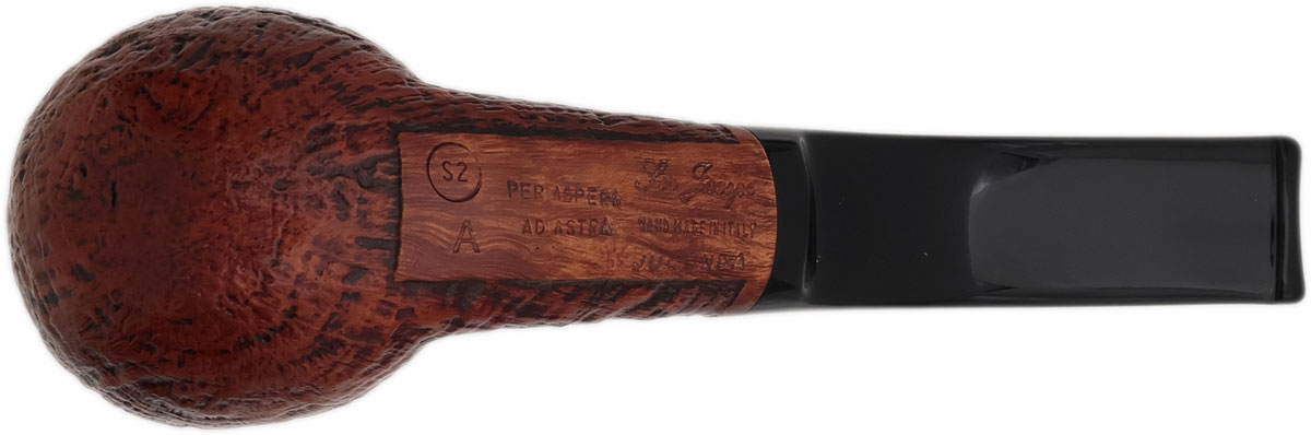 Ser Jacopo Jucunda Sandblasted Bent Billiard (S2) (A)