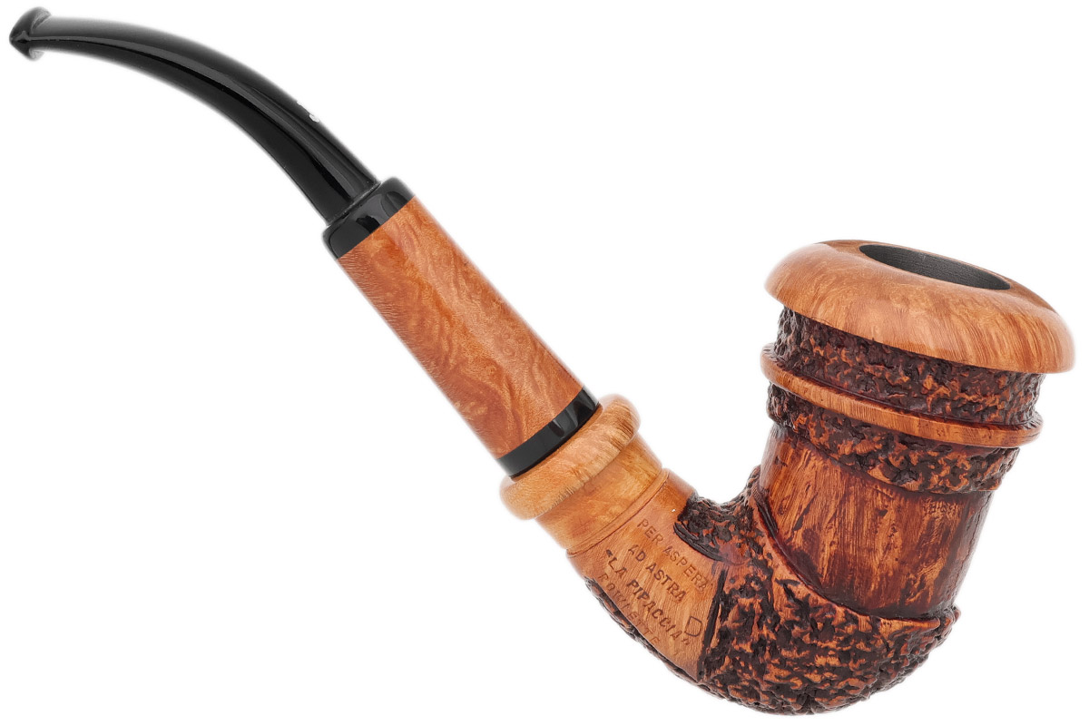 Ser Jacopo "La Pipaccia" Rowlette Rusticated Calabash (D) (1)