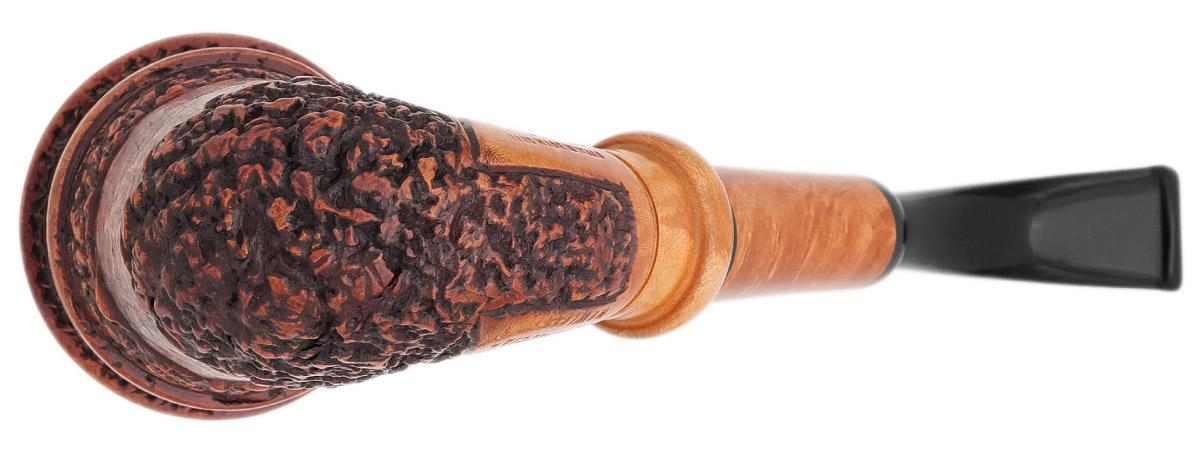 Ser Jacopo "La Pipaccia" Rowlette Rusticated Calabash (D) (1)