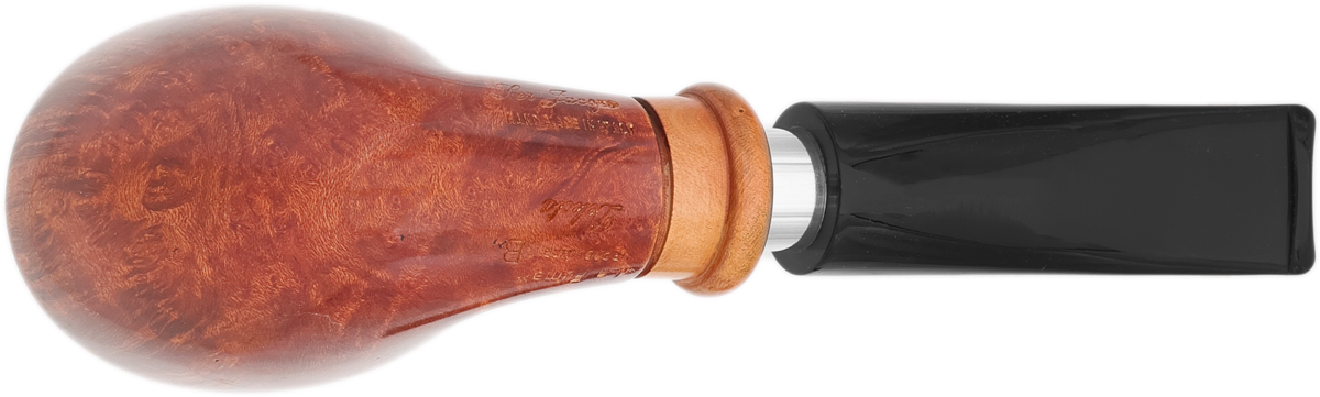 Ser Jacopo Delecta La Fuma Smooth Bent Dublin with Silver (B)