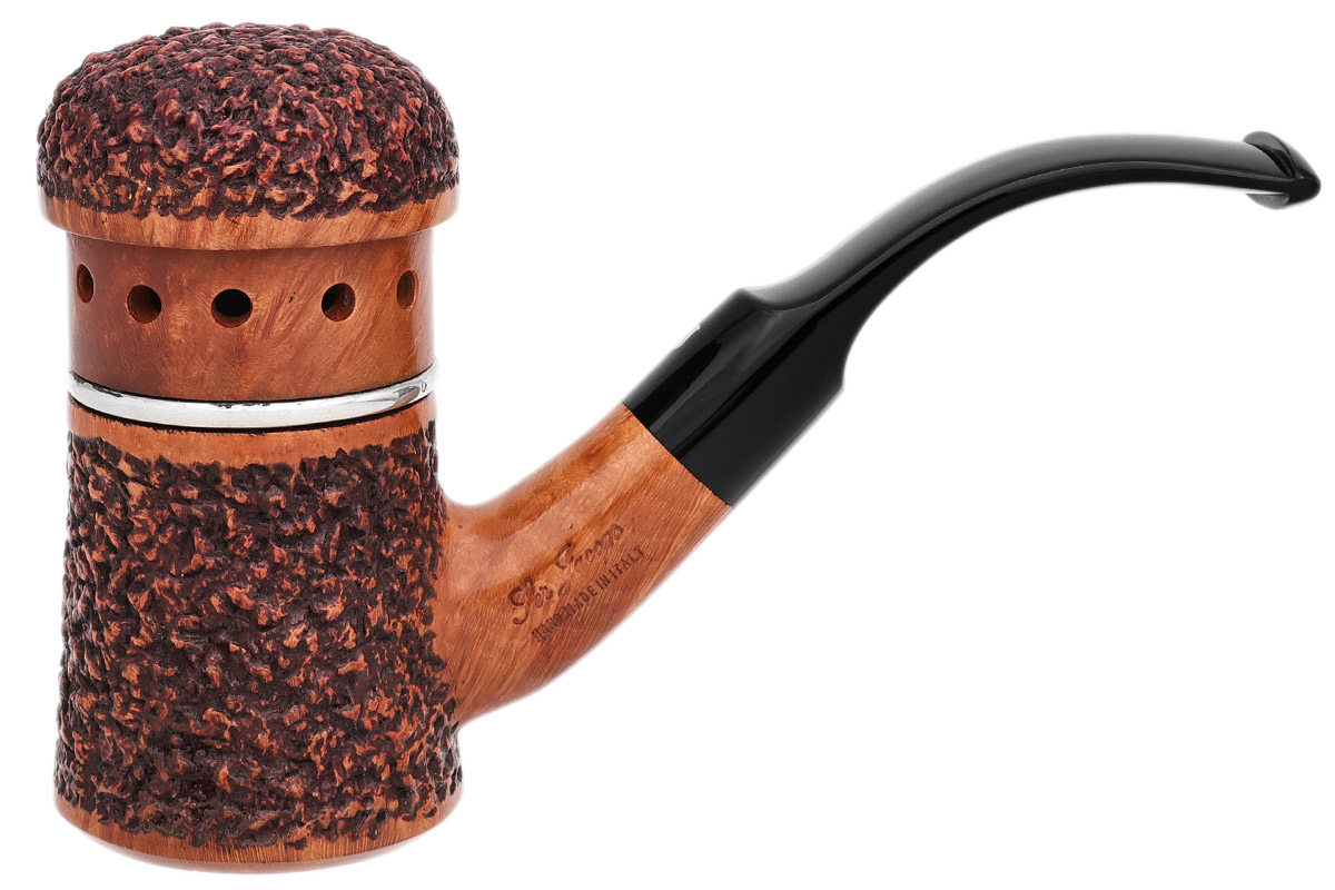 Ser Jacopo Mangia Fuoco Rusticated Cherrywood with Silver (R1) (D)