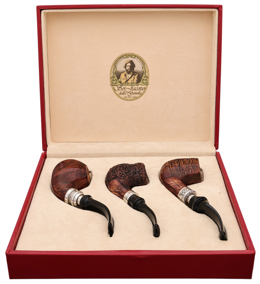 Ser Jacopo The Sound Of Silence Three Pipe Set (R1) (S2) (L1)