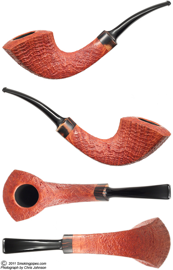 Tonni Nielsen Sandblasted Paneled Horn with Ebony