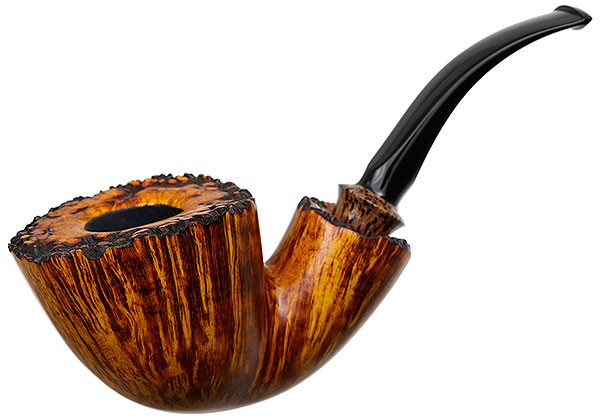 Tonni Nielsen Smooth Bent Dublin with Plateau and Black Palm (Viking)