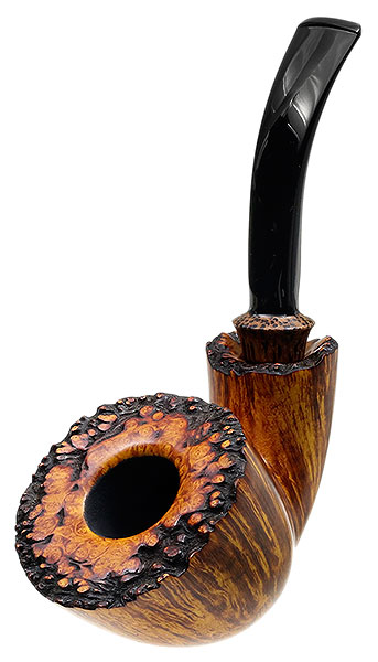 Tonni Nielsen Smooth Bent Dublin with Plateau and Black Palm (Viking)