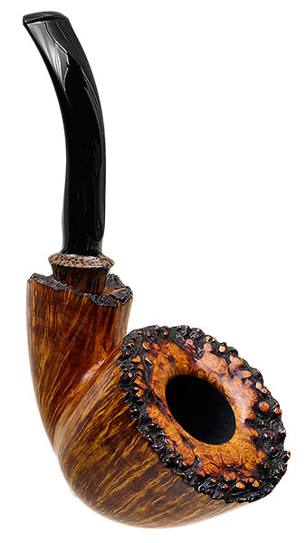 Tonni Nielsen Smooth Bent Dublin with Plateau and Black Palm (Viking)