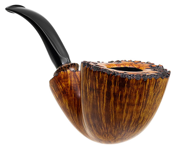 Tonni Nielsen Smooth Bent Dublin with Plateau and Black Palm (Viking)