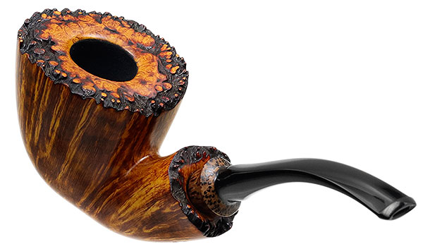 Tonni Nielsen Smooth Bent Dublin with Plateau and Black Palm (Viking)