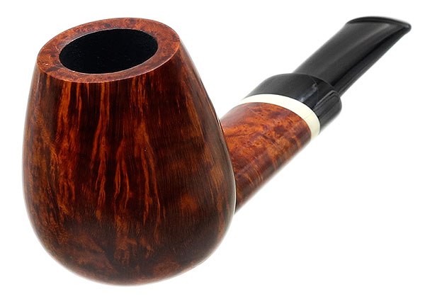 Tonni Nielsen Smooth Oval Shank Billiard with Celluloid