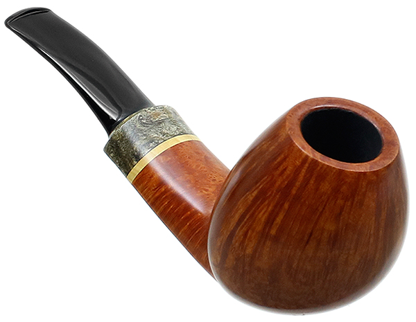 Tonni Nielsen Smooth Bent Brandy with Buckeye Burl and Boxwood (Viking)