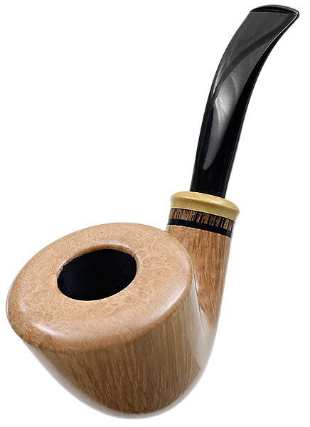 Tonni Nielsen Smooth Bent Dublin with Boxwood and Palm Wood (Viking)