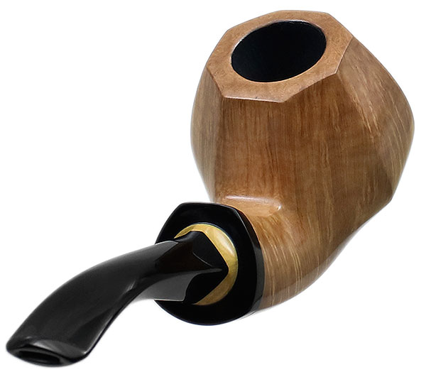 Tonni Nielsen Smooth Paneled Bent Brandy with Boxwood (Viking)