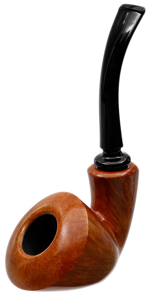 Tonni Nielsen Smooth Freehand Bent Dublin Reverse Calabash (Viking)