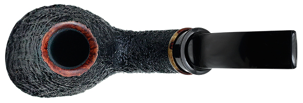 Todd Johnson Partially Sandblasted Samurai Volcano with Amboyna Burl (Hoplite)
