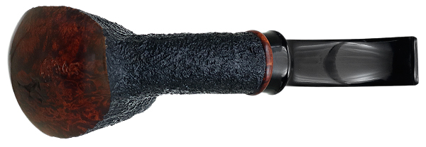 Todd Johnson Partially Sandblasted Samurai Volcano with Amboyna Burl (Hoplite)