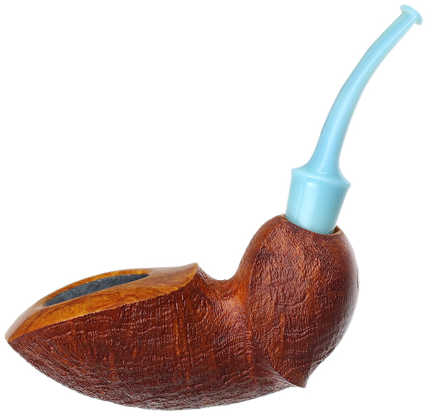 Todd Johnson: Sandblasted Incubus with Bakelite (Hoplite) Tobacco Pipe