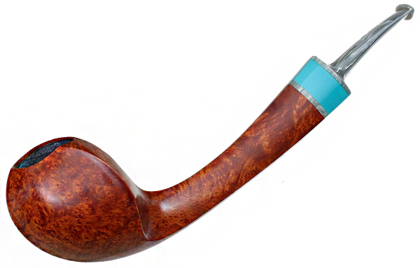 Todd Johnson: Smooth Blowfish with Bakelite (Hoplite) Tobacco Pipe