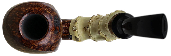 Todd Johnson Two Pipe Smooth Bamboo Set with Stand and Tamper (Phalanx)