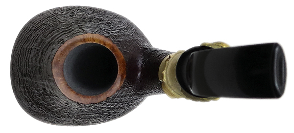 Todd Johnson Partially Sandblasted Samurai Volcano Sitter with Bamboo (Hoplite)