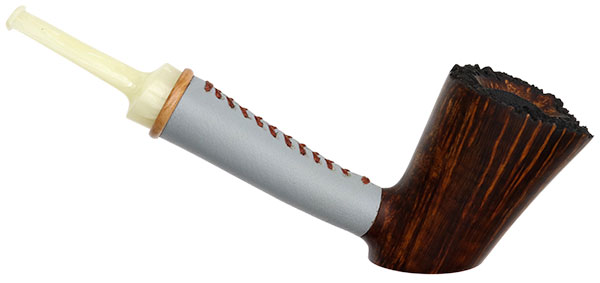 Todd Johnson Smooth Poker with Leather Wrapped Shank and Bakelite (Hoplite)