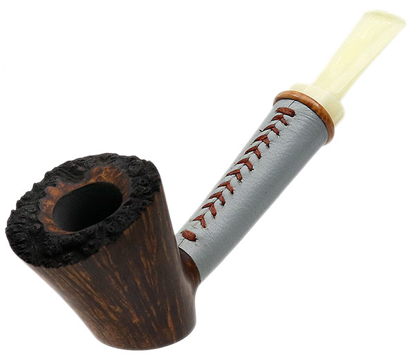 Todd Johnson Smooth Poker with Leather Wrapped Shank and Bakelite (Hoplite)