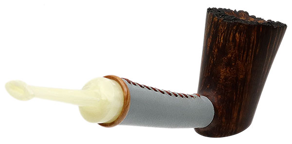 Todd Johnson Smooth Poker with Leather Wrapped Shank and Bakelite (Hoplite)