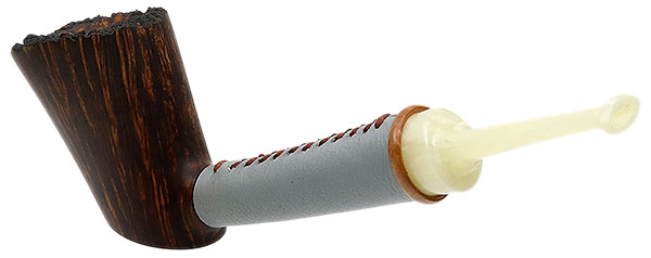 Todd Johnson Smooth Poker with Leather Wrapped Shank and Bakelite (Hoplite)