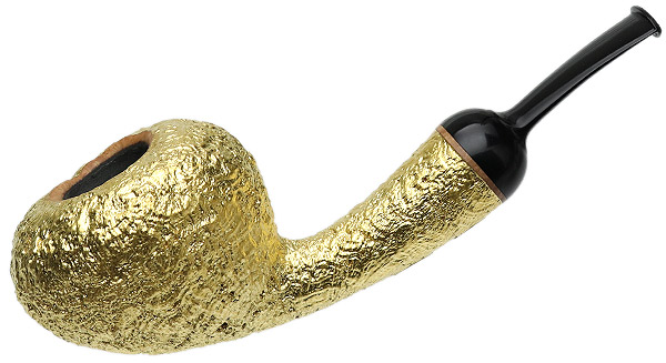 Todd Johnson Sandblasted Acorn with 24K Leaf (Hoplite)