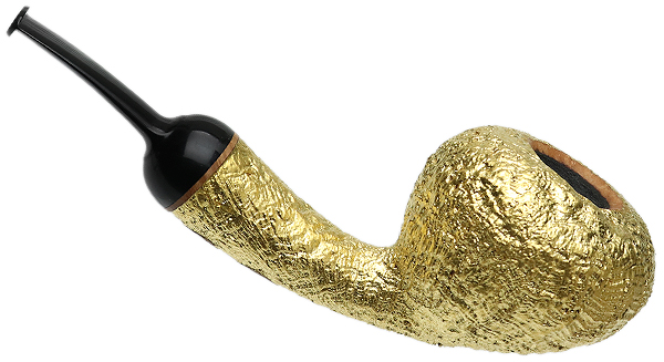 Todd Johnson Sandblasted Acorn with 24K Leaf (Hoplite)
