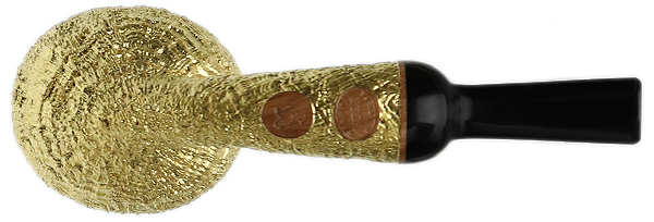 Todd Johnson Sandblasted Acorn with 24K Leaf (Hoplite)