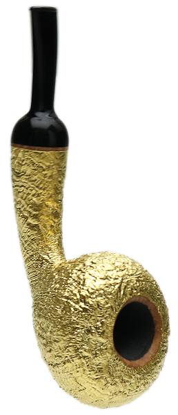 Todd Johnson Sandblasted Acorn with 24K Leaf (Hoplite)