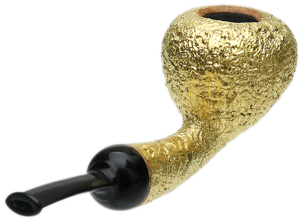 Todd Johnson Sandblasted Acorn with 24K Leaf (Hoplite)