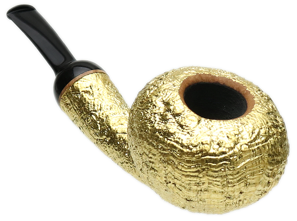 Todd Johnson Sandblasted Acorn with 24K Leaf (Hoplite)