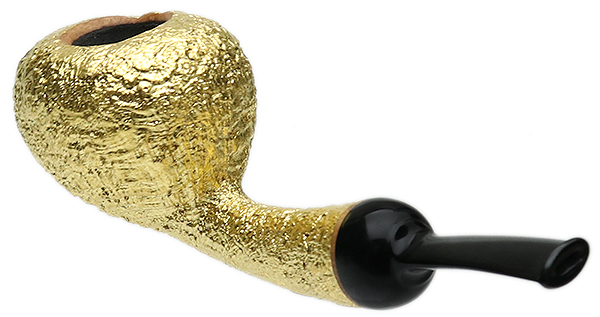 Todd Johnson Sandblasted Acorn with 24K Leaf (Hoplite)