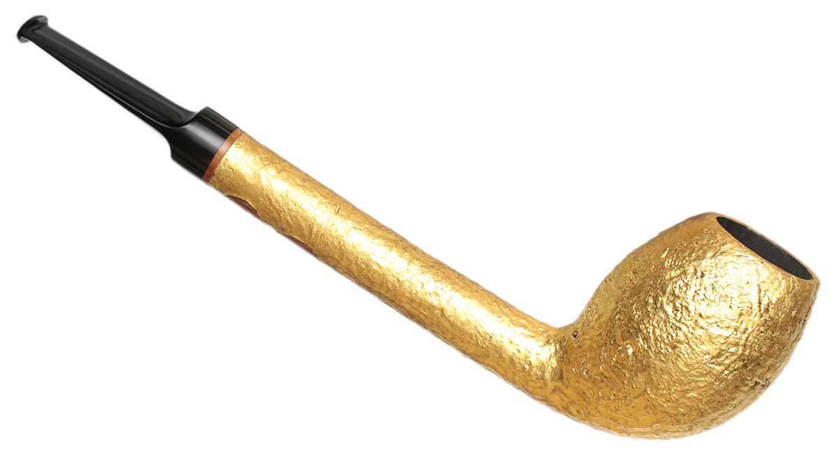 Todd Johnson Sandblasted Egg with 24K Gold Leaf (Hoplite)