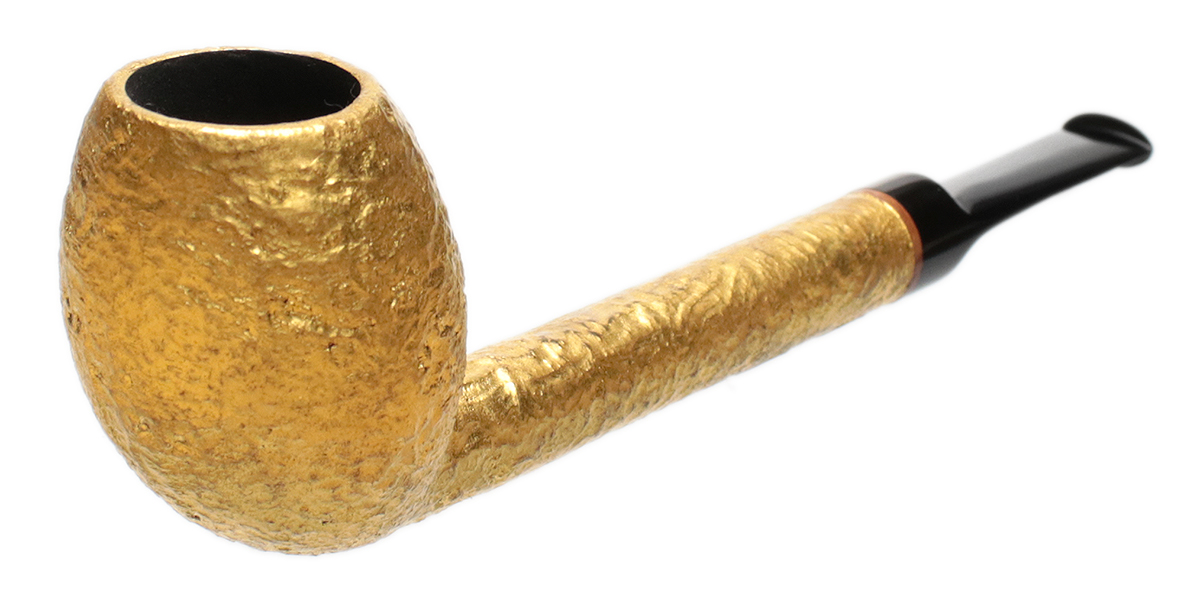 Todd Johnson Sandblasted Egg with 24K Gold Leaf (Hoplite)