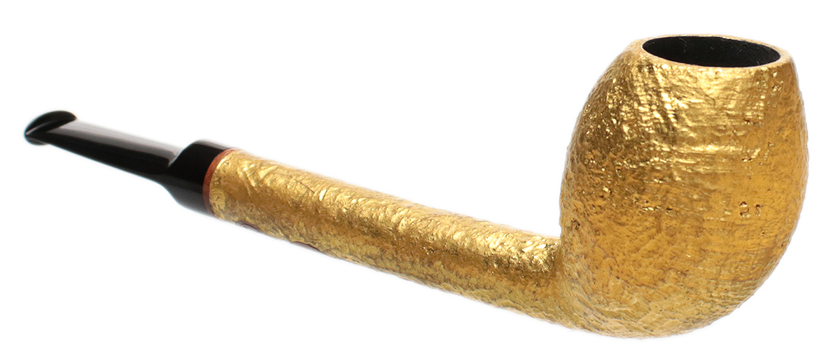 Todd Johnson Sandblasted Egg with 24K Gold Leaf (Hoplite)