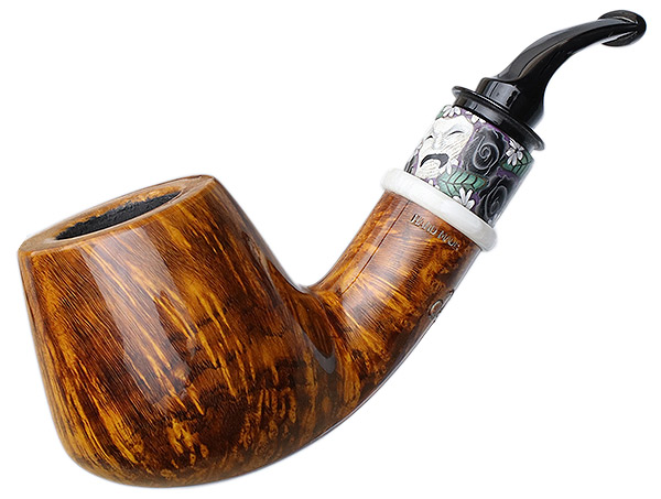 Neerup P. Jeppesen Handmade Ida Easy Cut Smooth Bent Brandy with Motif (3)