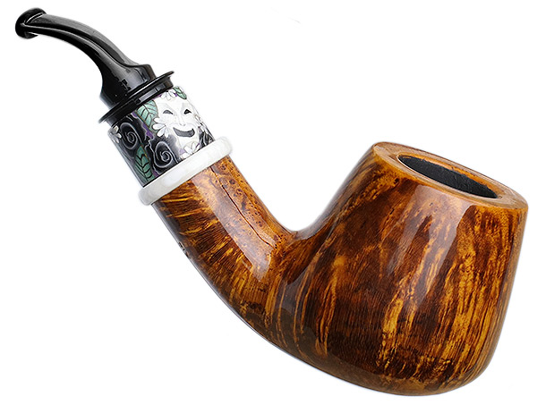 Neerup P. Jeppesen Handmade Ida Easy Cut Smooth Bent Brandy with Motif (3)
