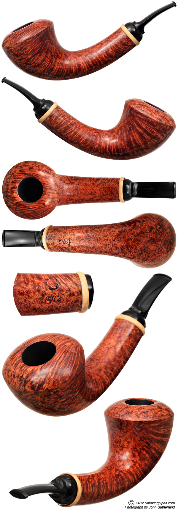 Lars Ivarsson Smooth Horn with Boxwood (0712)