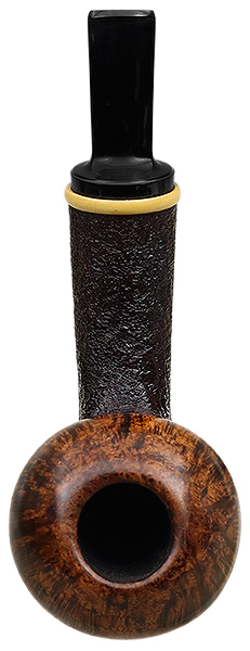 Lars Ivarsson Partially Sandblasted Bent Ball with Boxwood (0516)