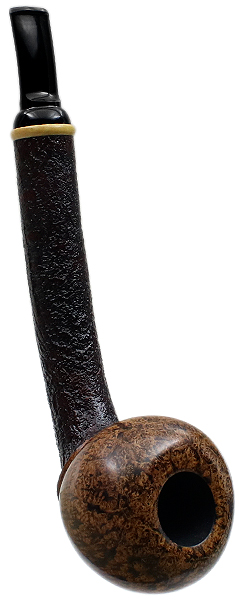 Lars Ivarsson Partially Sandblasted Long Shank Acorn with Boxwood (0517)