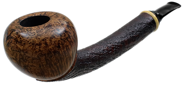 Lars Ivarsson Partially Sandblasted Long Shank Acorn with Boxwood (0517)