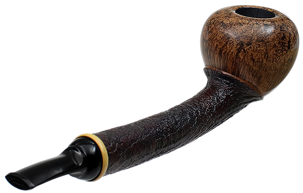 Lars Ivarsson Partially Sandblasted Long Shank Acorn with Boxwood (0517)