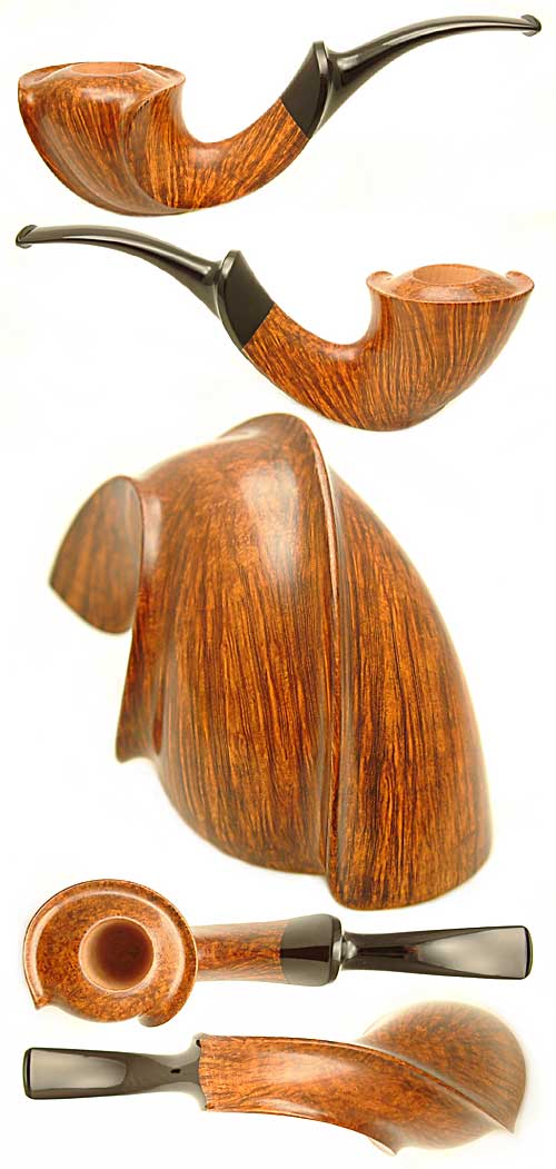 Freehand Smooth (Butterfly) Tobacco Pipe
