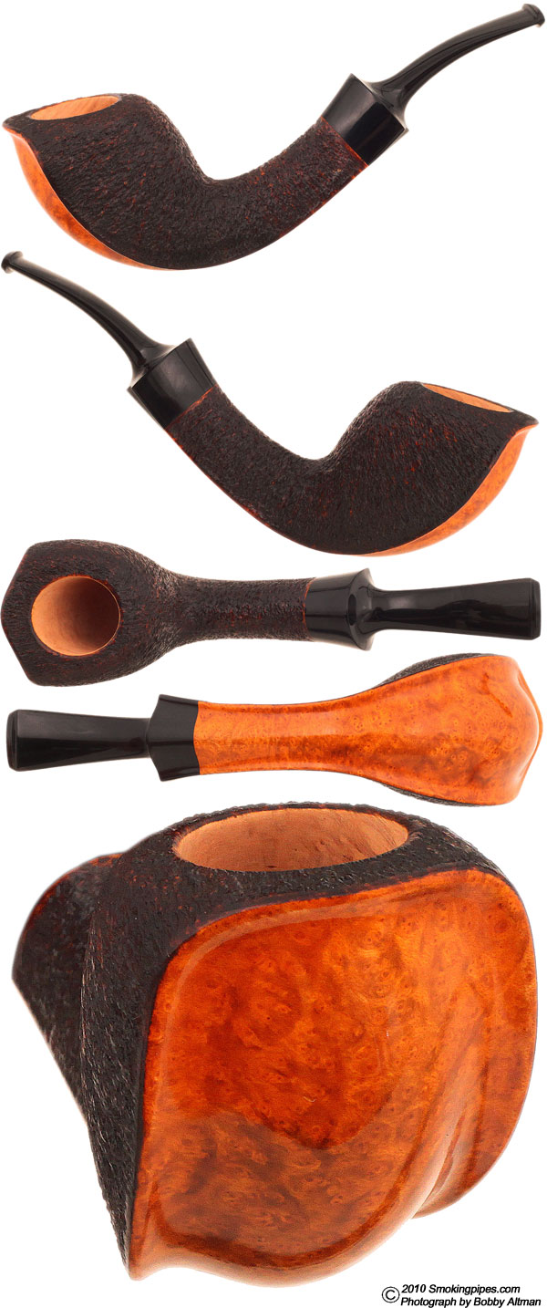 Kent Rasmussen Partially Rusticated Horn