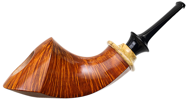 Kent Rasmussen Smooth Horn with Mazur Birch (Two Star)
