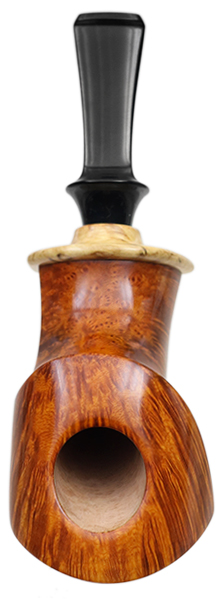 Kent Rasmussen Smooth Horn with Mazur Birch (Two Star)